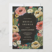  Boho Wildflower Bridal Shower Kaart (Voorkant)
