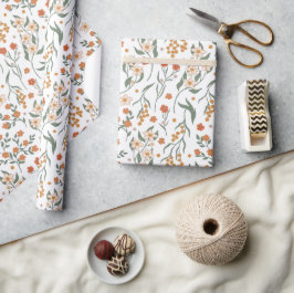 Boho Wildflower Cadeaupapier
