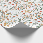 Boho Wildflower Cadeaupapier (Hoek)