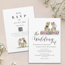 Boho Wildflower Dinosaur Theme Wedding