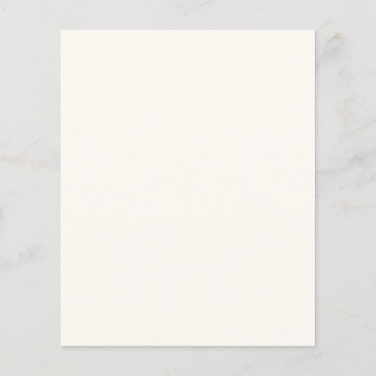 Boho Wildflower Elegant Budget Baby shower (Achterkant)