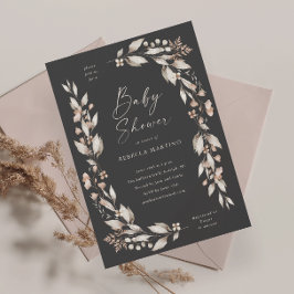 Boho Wildflower Elegante Bloemen Baby Shower Magne
