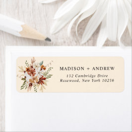 Boho Wildflower Etiket