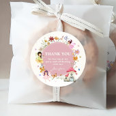 Boho Wildflower Fairy 1e verjaardag partij Bedankjes Labels