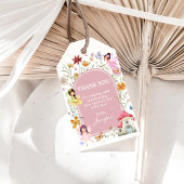 Boho Wildflower Fairy 1e verjaardag partij Cadeaulabel