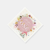 Boho Wildflower Fairy 1e verjaardag partij Servet (Hoek)