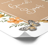 Boho Wildflower Fairy | Gastenboekteken Poster (Hoek)