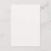 Boho Wildflower Flora Diapper Raffle Informatiekaartje (Achterkant)
