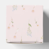 Boho Wildflower Floral Girl Baptism Bedankdoosjes (Bovenkant)