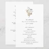 Boho Wildflower Foliage Wedding (Voorkant / Achterkant)