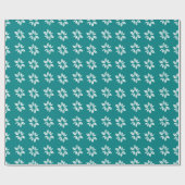 Boho Wildflower Garden Naadloos patroon Cadeaupapier (Vlak)