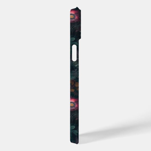 Boho Wildflower Garden Roze en Groen Case-Mate iPhone Case (Achterkant / Rechts)
