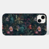 Boho Wildflower Garden Roze en Groen Case-Mate iPhone Case (Achterkant (horizontaal))