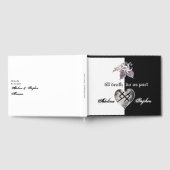 Boho Wildflower Gothic Viking Eeuwige Liefde Bruil Gastenboek (Volledig)