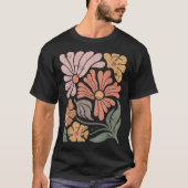  Boho Wildflower Graphic T-shirt (Voorkant)