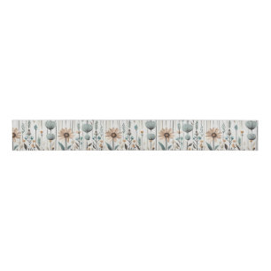 Boho Wildflower Grosgrain Lint