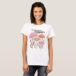 Boho Wildflower Jij hoort tussen de wilde bloemen T-shirt