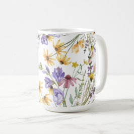 Boho Wildflower Koffiemok