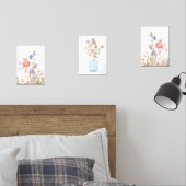 Boho Wildflower kwekerij Muurkunst Sets (Slaapkamer)