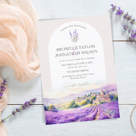 Boho Wildflower Lavendel Paarse Violet Bloemen Kaart