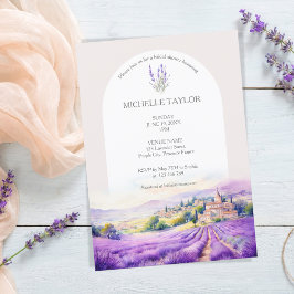 Boho Wildflower Lavendel Paarse Violet Bloemen Kaart