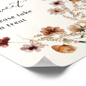 Boho Wildflower Love is Sweet Vrijgezellenfeest Si Poster (Hoek)