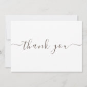 Boho Wildflower Modern Uitvaart Dankbetuiging Kaart (Achterkant)