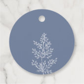 Boho Wildflower Modern Waterverf Wedding Bedankjes Labels (Achterkant)