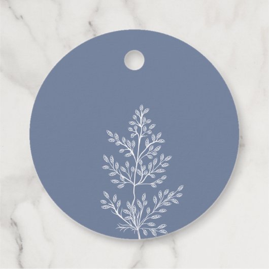 Boho Wildflower Modern Waterverf Wedding Bedankjes Labels (Achterkant)