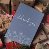 Boho Wildflower Modern Waterverf Wedding Bedankkaart