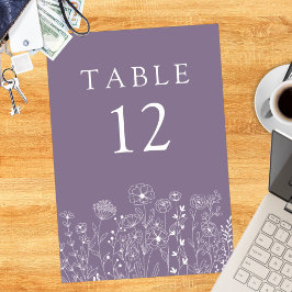 Boho Wildflower Modern Waterverf Wedding Kaart