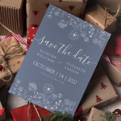 Boho Wildflower Modern Waterverf Wedding Kaart