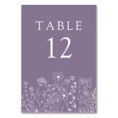 Boho Wildflower Modern Waterverf Wedding Kaart (Voorkant)