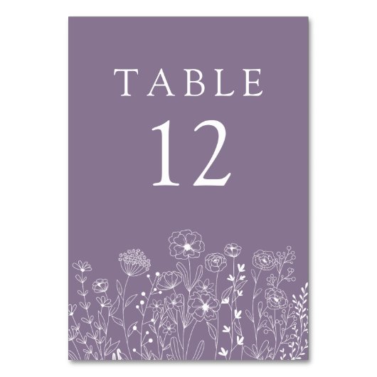 Boho Wildflower Modern Waterverf Wedding Kaart (Voorkant)