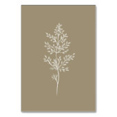 Boho Wildflower Modern Waterverf Wedding Kaart (Achterkant)