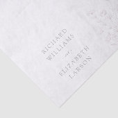 Boho Wildflower Modern Waterverf Wedding Tissuepapier (Detail)