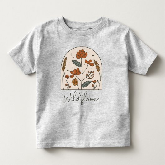 Boho Wildflower Moeder Dochter T-Shirt (Voorkant)