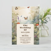 Boho Wildflower Mountain Meadow Kaart (Staand voorkant)