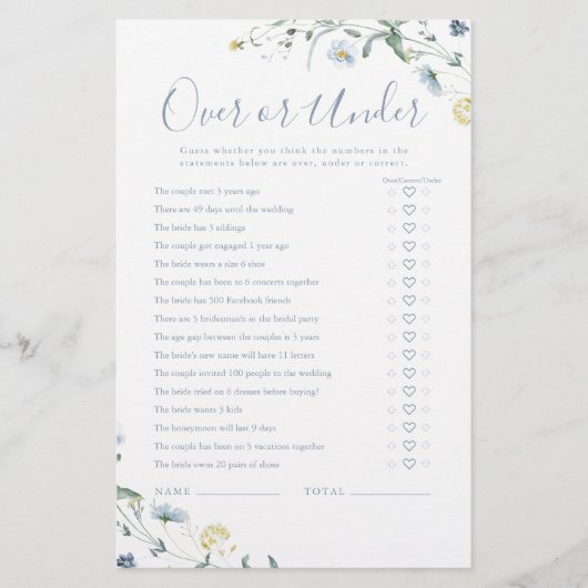 Boho Wildflower Over of Onder vrijgezellenfeest wi (Voorkant)