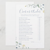 Boho Wildflower Over of Onder vrijgezellenfeest wi (Voorkant / Achterkant)