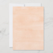 Boho Wildflower Pampas Grass Shower Kaart (Achterkant)