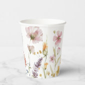Boho Wildflower Papieren Bekers (Rechts)