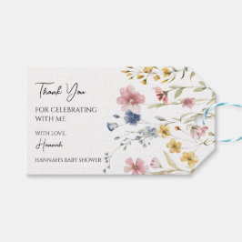Boho Wildflower Party Favor Label Cadeaulabel