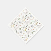 Boho Wildflower Patroon Servet (Hoek)