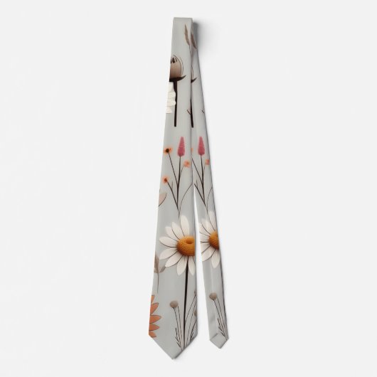 Boho Wildflower Stropdas (Voorkant)