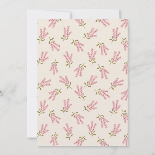 Boho Wildflower Sweet 16 Verjaardag  Bloemen Kaart (Achterkant)