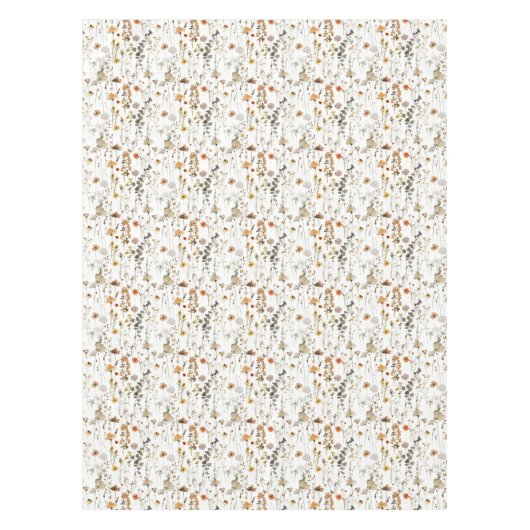 Boho Wildflower Tafelkleed (Voorkant)