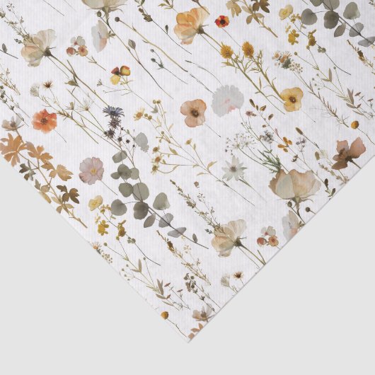 Boho Wildflower Tissuepapier (Detail)