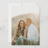 Boho Wildflower | Traditionele beige foto van beig Kaart (Achterkant)