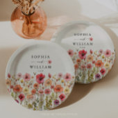 Boho Wildflower Trouwtafel Decor Papieren Bordje